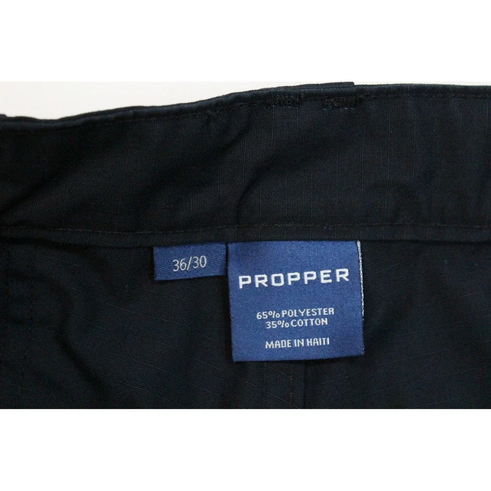 Propper Navy Blue Tactical Cargo Pant Ripstop Utility Trousers 36x29 Tag (36x30)
